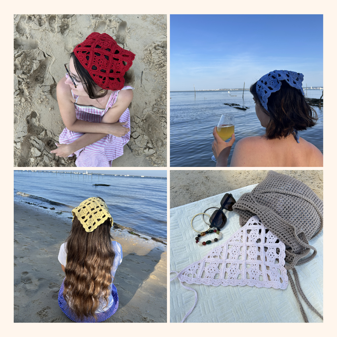 Le bandana - crochet - PDF