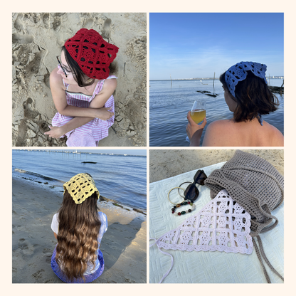 Le bandana - crochet - PDF